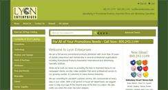 Desktop Screenshot of lyonenterprises.com